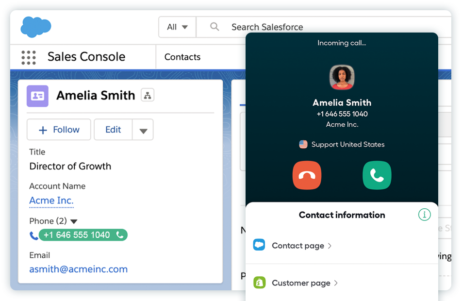 Aircall outbound dialer