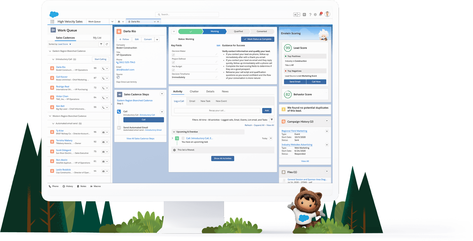 Salesforce High Velocity Sales for Lead Response Time efficiency