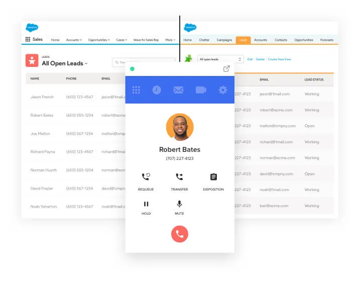 Ringcentral dialer for Salesforce